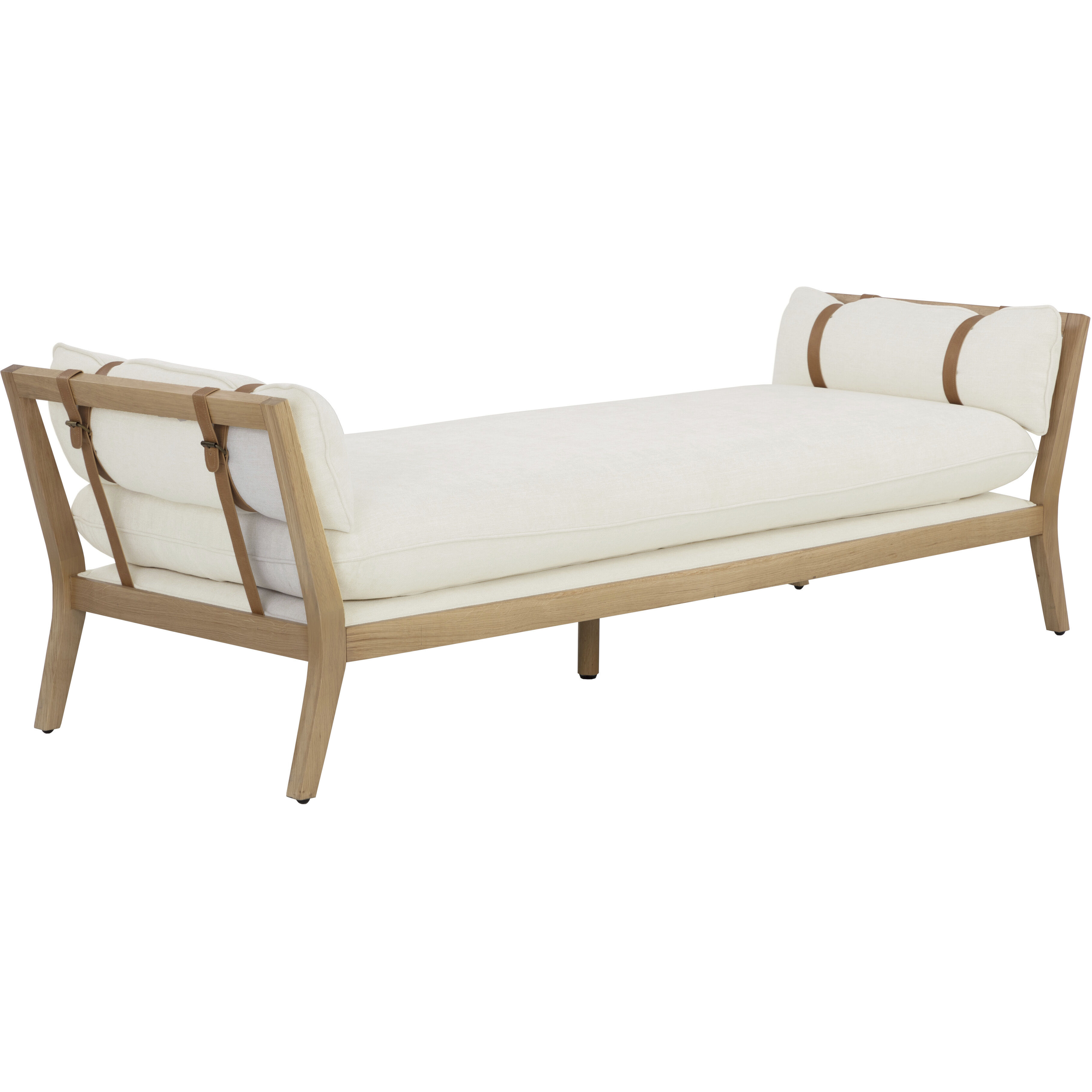 Adelina Heather Ivory Tweed Daybed
